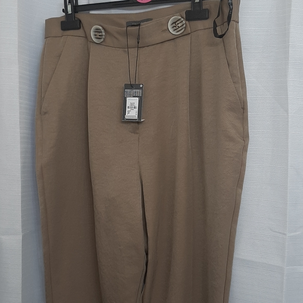 Women new pants beige very modern